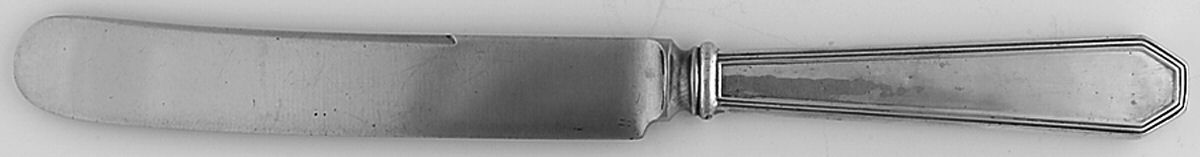 Queen Anne-Plain (Sterling, 1910) Old French Hollow Knife with Bolster by Dominick & Haff-1