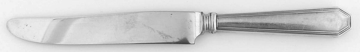 Queen Anne-Plain (Sterling, 1910) New French Hollow Knife with Bolster by Dominick & Haff-1