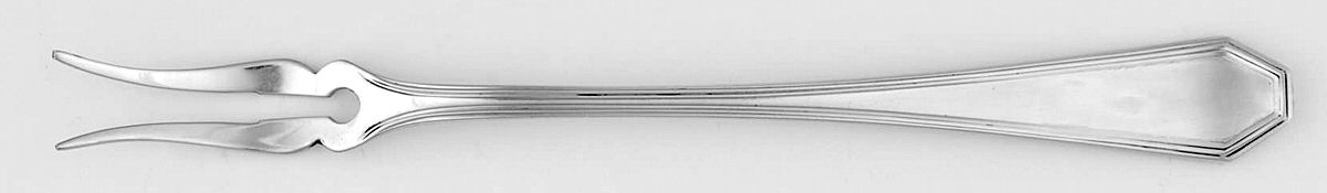 Queen Anne-Plain (Sterling, 1910) Olive Fork by Dominick & Haff-1
