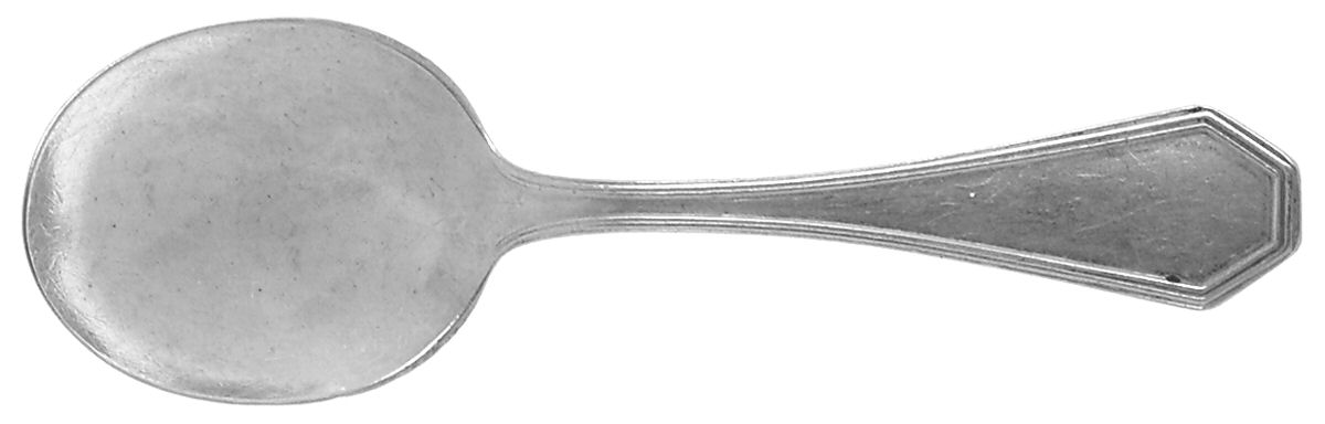 Queen Anne-Plain (Sterling, 1910) Straight Handle Baby Spoon by Dominick & Haff-1