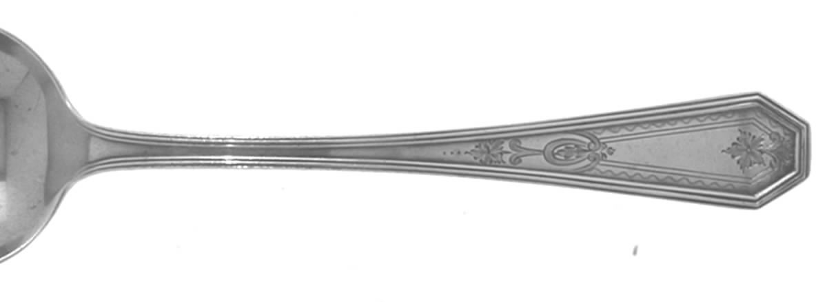 Queen Anne No. 24-Engraved Tablespoon (Serving Spoon) by Dominick & Haff-1