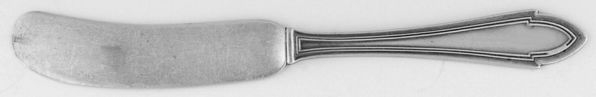 Queen Elizabeth (Sterling, 1916) Flat Handle Butter Spreader by Dominick & Haff-1