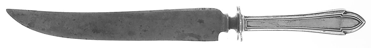 Queen Elizabeth (Sterling, 1916) Small Steak Carving Knife with Stainless Blade by Dominick & Haff-1