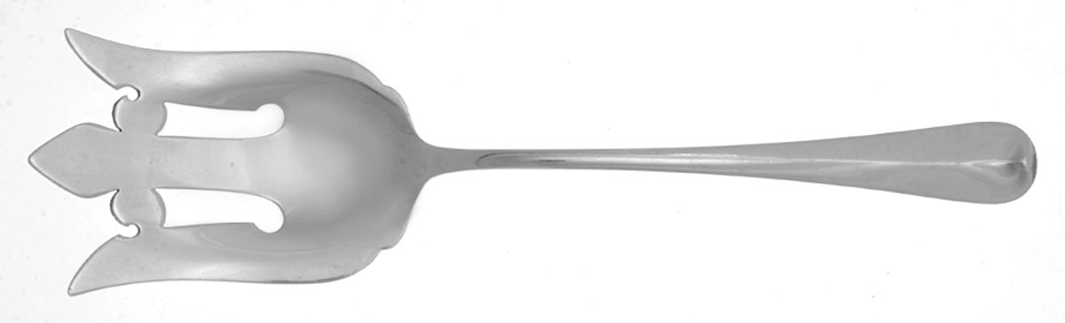 Rattail Antique (Sterling, 1890) Vegetable Serving Fork (Solid) by Dominick & Haff-1