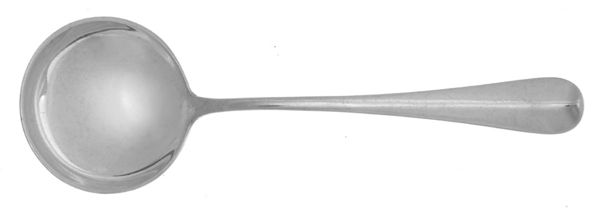 Rattail Antique (Sterling, 1890) Large Round Bowl Soup Spoon (Bouillon) by Dominick & Haff-1