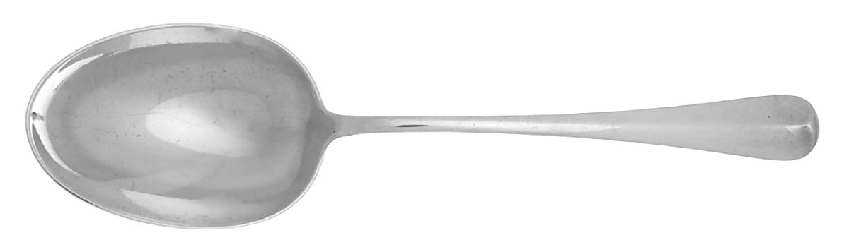 Rattail Antique (Sterling, 1890) Solid Salad Serving Spoon by Dominick & Haff-1