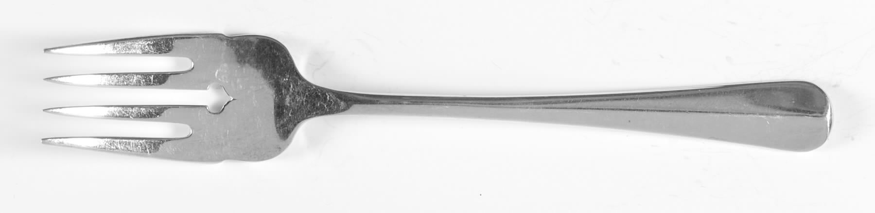 Rattail Antique (Sterling, 1890) Individual Salad Fork by Dominick & Haff-1