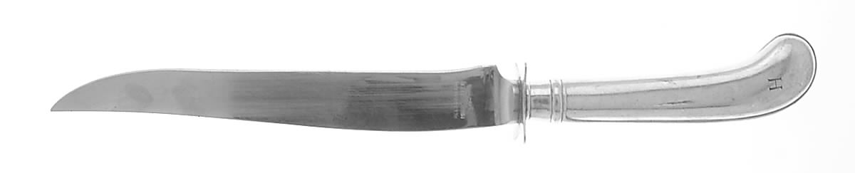 Rattail Antique (Sterling, 1890) Small Steak Carving Knife with Stainless Blade by Dominick & Haff-1