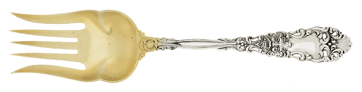 Renaissance (Sterling, 1894) Solid Salad Serving Fork by Dominick & Haff-1
