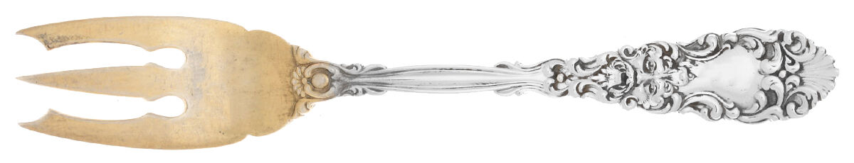 Renaissance (Sterling, 1894) Pastry Fork by Dominick & Haff-1