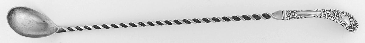 Renaissance (Sterling, 1894) Small Solid Claret Spoon with Twisted Handle by Dominick & Haff-1