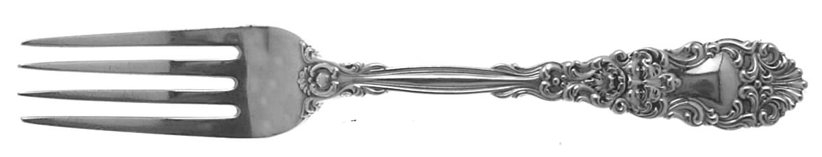 Renaissance (Sterling, 1894) Solid Youth Tea Fork by Dominick & Haff-1