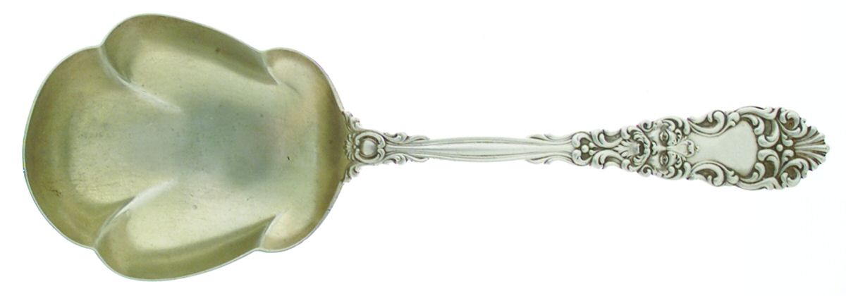 Renaissance (Sterling, 1894) Large Solid Berry/Casserole Spoon by Dominick & Haff-1