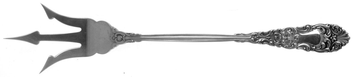 Renaissance (Sterling, 1894) Large Lettuce Serving Fork by Dominick & Haff-1