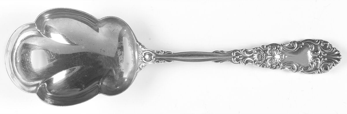 Renaissance (Sterling, 1894) Large Solid Berry/Casserole Spoon by Dominick & Haff-1