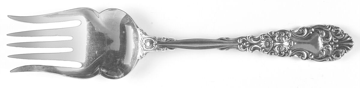 Renaissance (Sterling, 1894) Solid Salad Serving Fork by Dominick & Haff-1