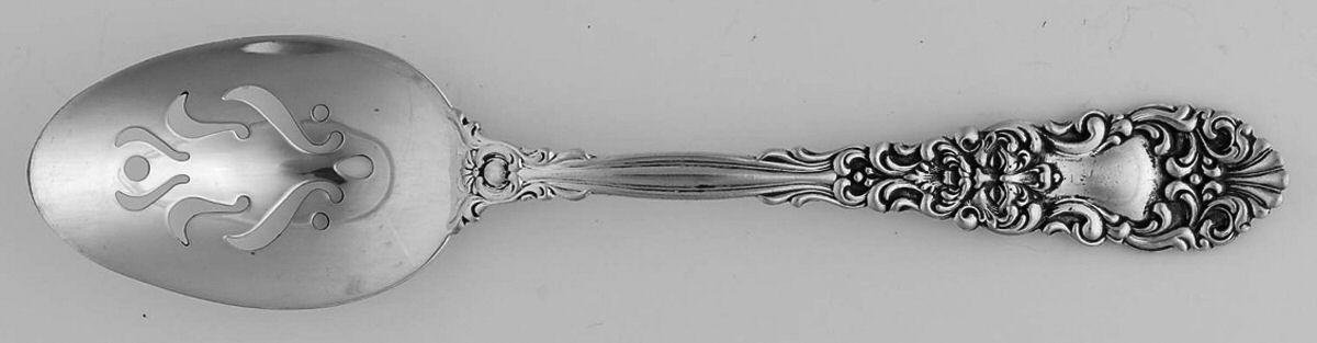 Renaissance (Sterling, 1894) Pierced Tablespoon (Serving Spoon) CM by Dominick & Haff-1