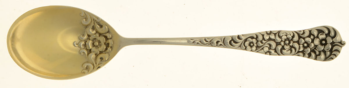 Rococo (Sterling, 1888) Sugar Spoon by Dominick & Haff-1