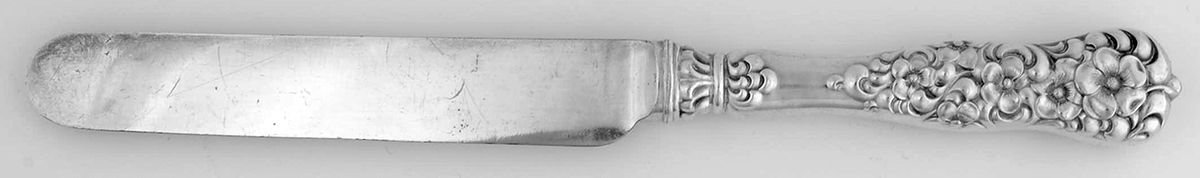 Rococo (Sterling, 1888) Blunt Hollow Knife by Dominick & Haff-1