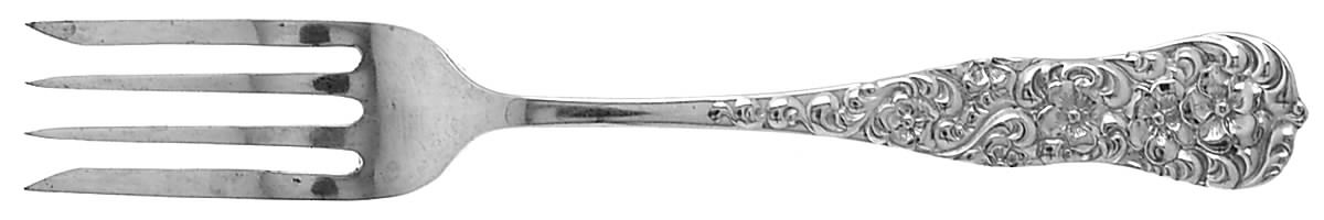 Rococo (Sterling, 1888) Individual Salad Fork by Dominick & Haff-1