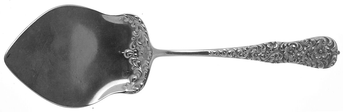 Rococo (Sterling, 1888) Large Solid Pie Knife by Dominick & Haff-1