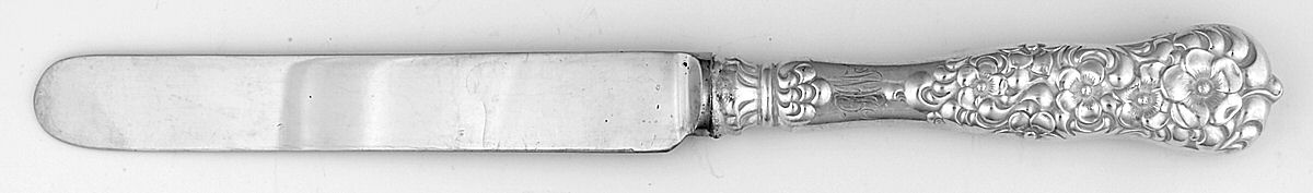 Rococo (Sterling, 1888) Blunt Hollow Knife by Dominick & Haff-1