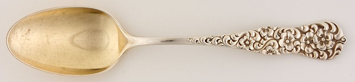 Rococo (Sterling, 1888) Dessert/Oval Soup Spoon by Dominick & Haff-1