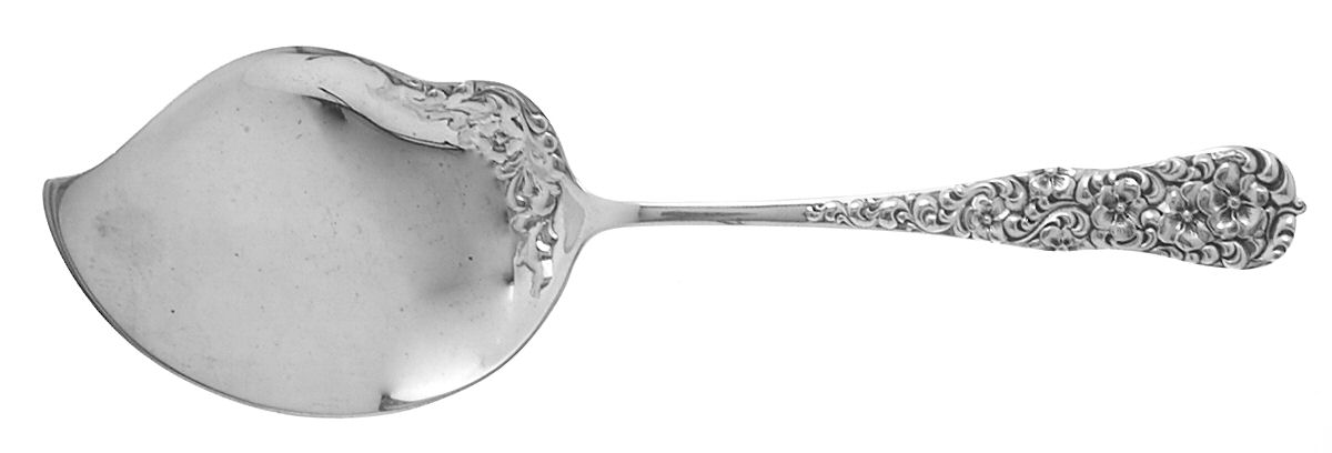 Rococo (Sterling, 1888) Large Solid Ice Cream Server by Dominick & Haff-1