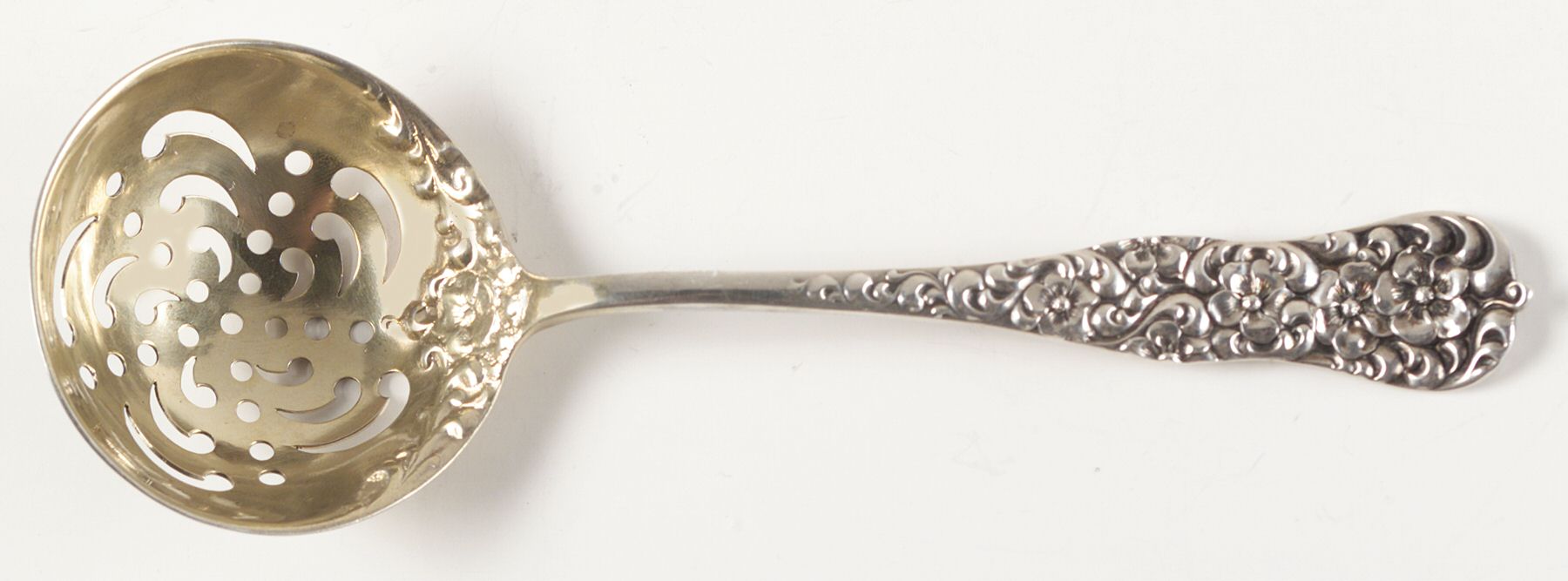 Rococo (Sterling, 1888) Large Sugar Sifter by Dominick & Haff-1