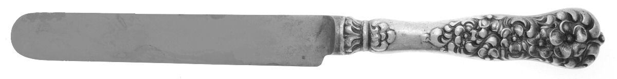 Rococo (Sterling, 1888) Blunt Hollow Knife with Bolster by Dominick & Haff-1