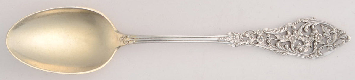 Trianon Pierced (Sterling, 1885) Demitasse Spoon by Dominick & Haff-1