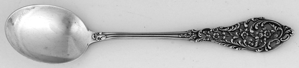 Trianon Pierced (Sterling, 1885) Demitasse Spoon by Dominick & Haff-1