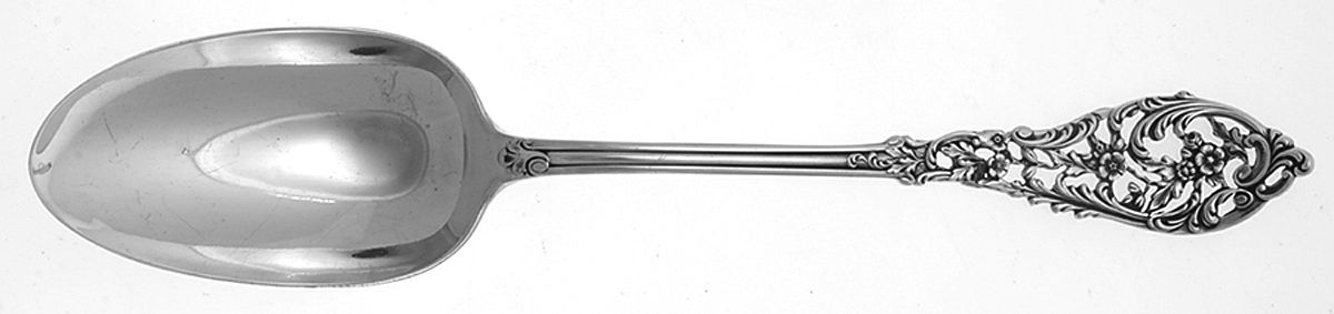 Trianon Pierced (Sterling, 1885) Tablespoon (Serving Spoon) by Dominick & Haff-1