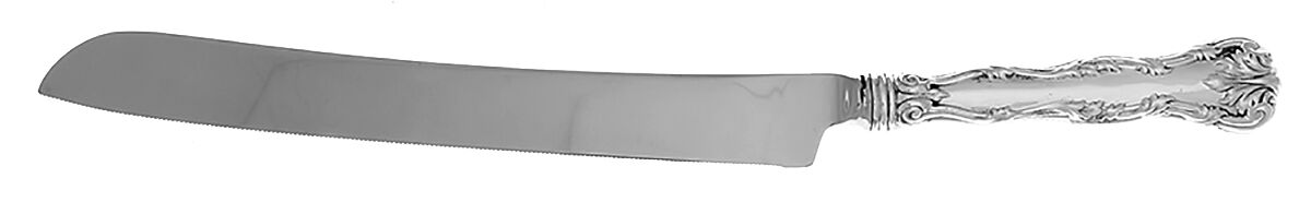 Victoria (Sterling, 1901) Wedding Cake Knife with Stainless Blade HC by Dominick & Haff-1