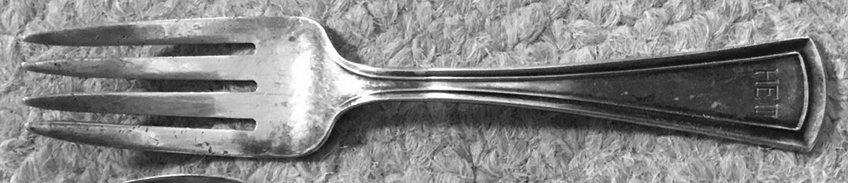 Virginia (Sterling, 1912, No Monograms) Baby Fork by Dominick & Haff-1