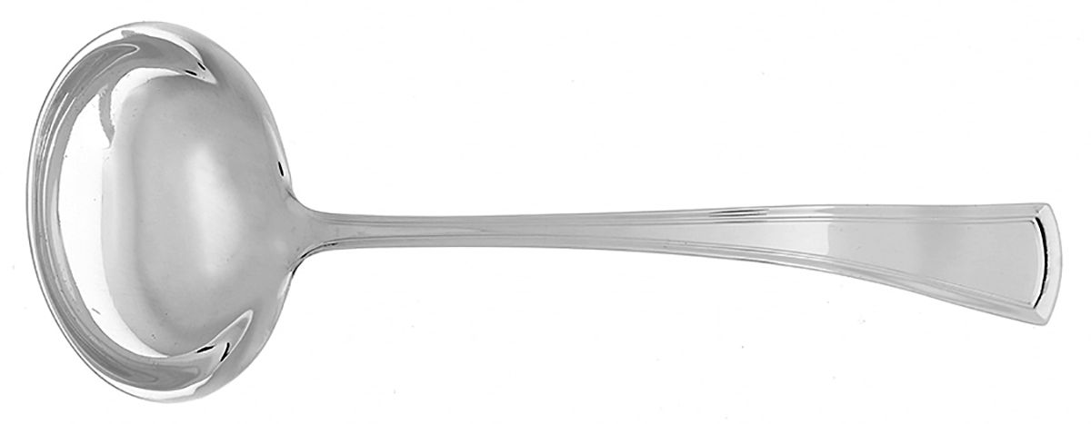 Virginia (Sterling, 1912, No Monograms) Solid Gravy Ladle by Dominick & Haff-1