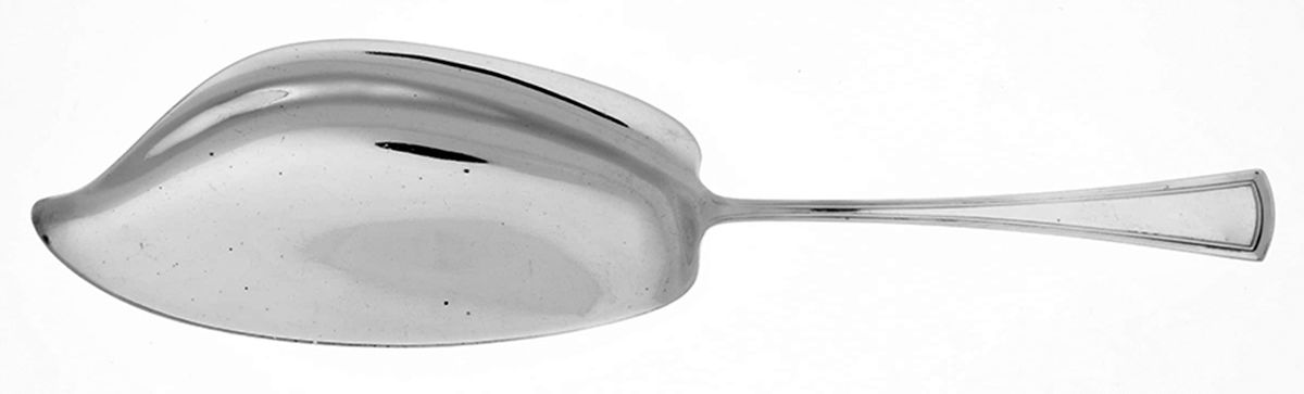 Virginia (Sterling, 1912, No Monograms) Large Solid Fish Serving Knife by Dominick & Haff-1