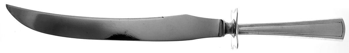 Virginia (Sterling, 1912, No Monograms) Large Stainless Blade Roast Carving Knife by Dominick & Haff-1