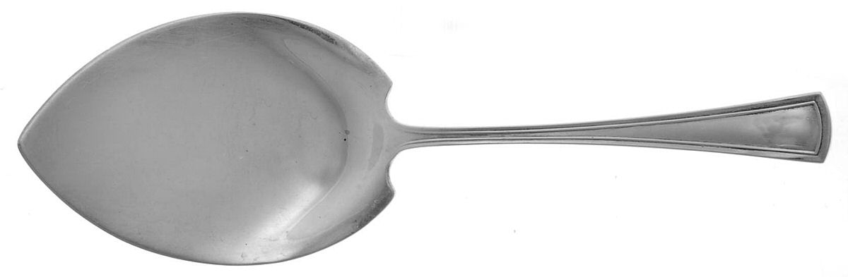 Virginia (Sterling, 1912, No Monograms) Large Solid Pie Knife by Dominick & Haff-1