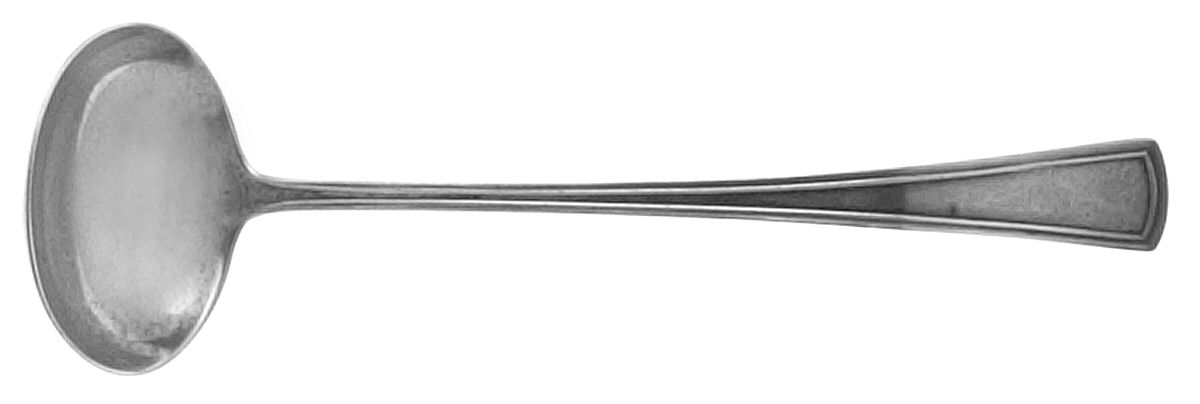 Virginia (Sterling, 1912, No Monograms) Solid Piece Cream Ladle by Dominick & Haff-1