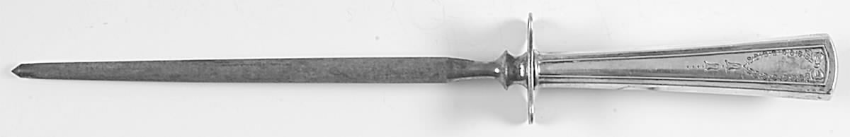 Virginia No. 19-Engraved (Sterling, 1912) Small Steel Rod Sharpener Knife by Dominick & Haff-1