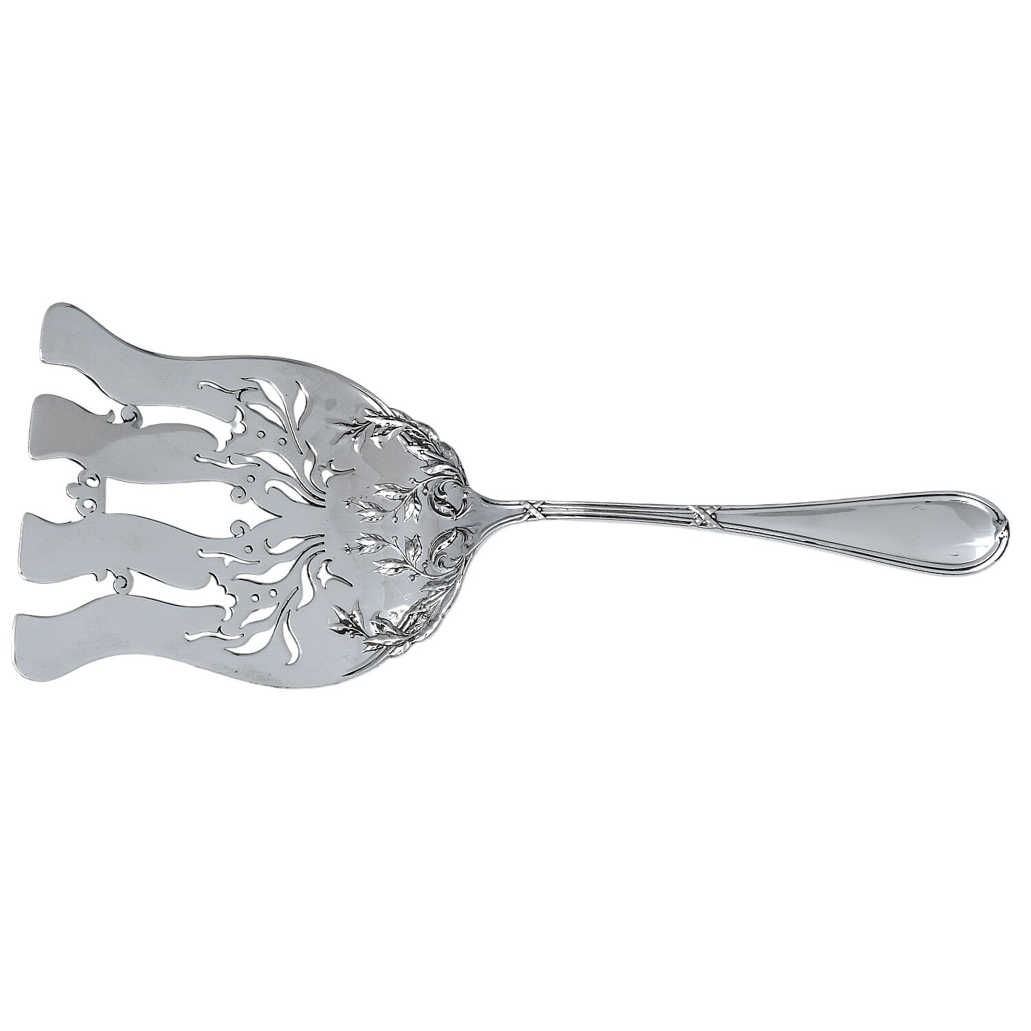 Washington (Sterling, 1905) Large Solid Asparagus Serving Fork by Dominick & Haff-1