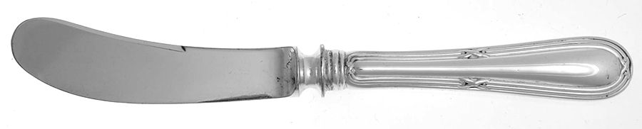 Washington (Sterling, 1905) Hlw Hndl Butter Spreader (Slvpt Bld) by Dominick & Haff-1