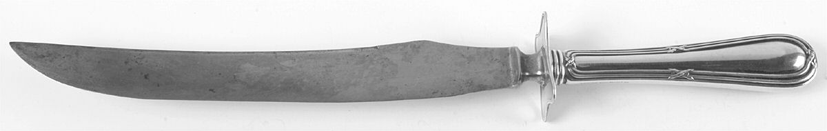 Washington (Sterling, 1905) Large Stainless Blade Roast Carving Knife by Dominick & Haff-1
