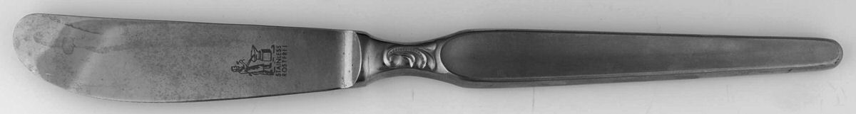 Nizza (Stainless) Modern Long Handle Dinner Knife by Drache-1