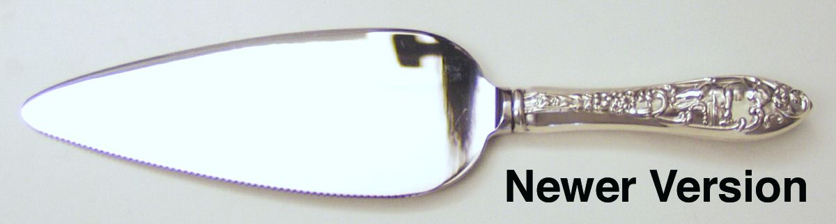 Labors of Cupid (Sterling, Newer) Pie Server with Stainless Blade by Dominick & Haff-1