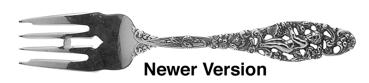 Labors of Cupid (Sterling, Newer) Individual Salad Fork by Dominick & Haff-1