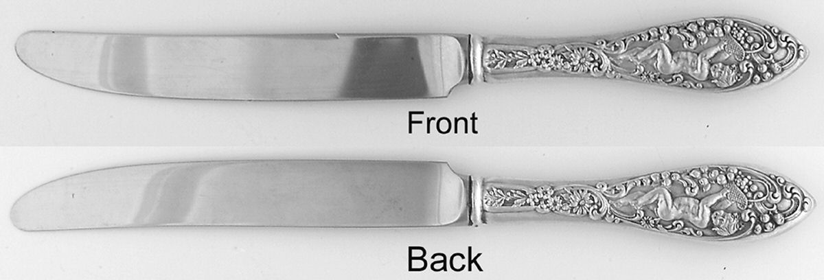Labors of Cupid (Sterling, Newer) Knife-New French/Hollow by Dominick & Haff-1