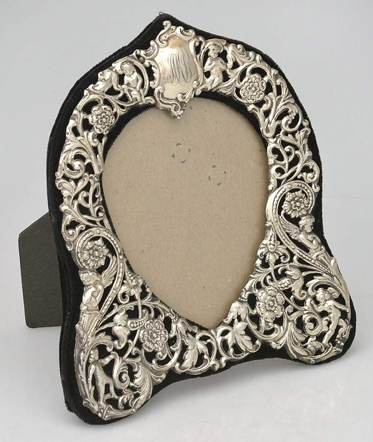 Sterling Hollowware Frame-Holds 4" X 5" by Dominick & Haff-1