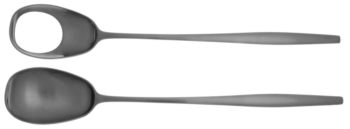 Variation V (Stnl, Germany, Denmark, Finland, Norway) Long Handle Solid Serving Set by Dansk-1